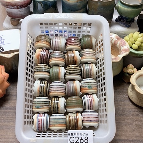 紫砂花盆268微瑕品口径1到2左右