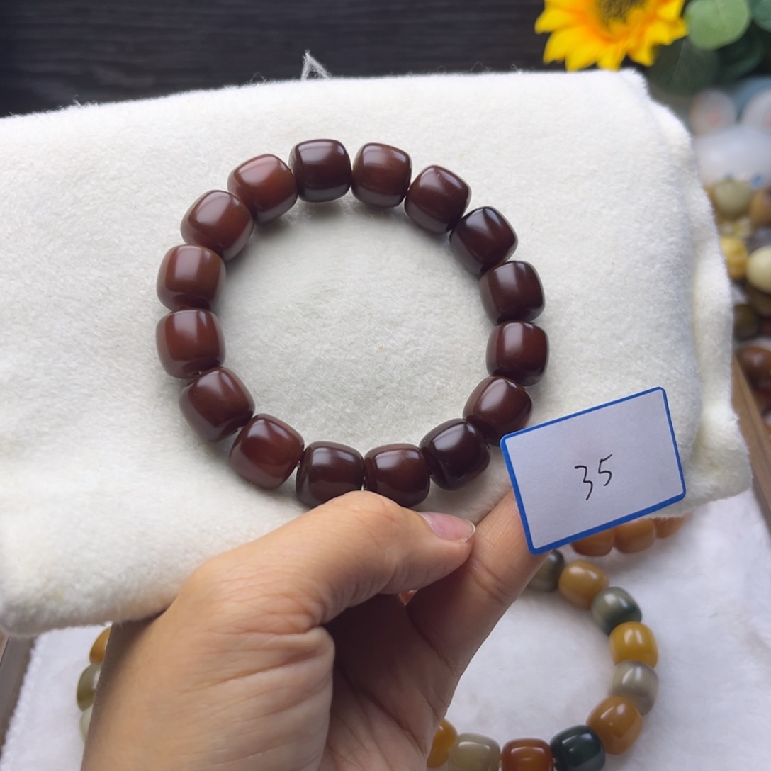 蒙***爱菩提根/象牙果吊坠正桶通货干磨13mm