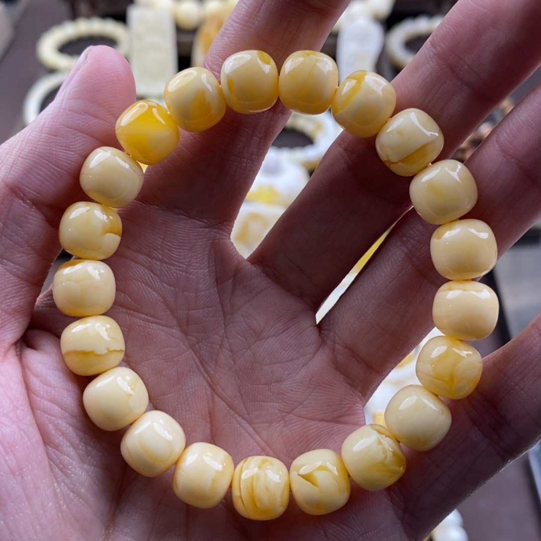 琥珀裸石未镶嵌蜜蜡蜜蜡吊坠项链