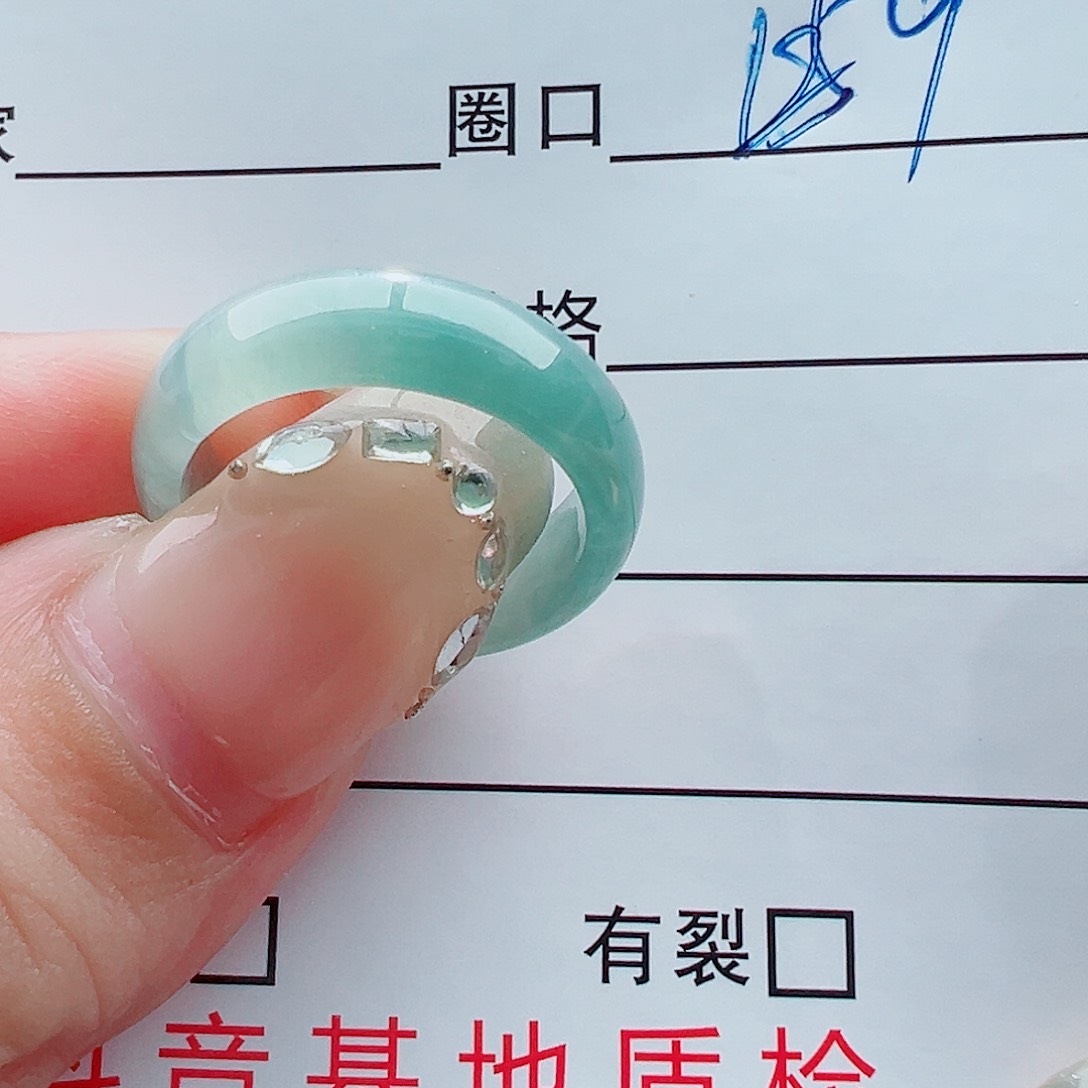 未镶嵌戒指翡翠永***·戒圈