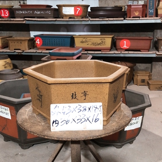 紫砂紫砂花盆包邮