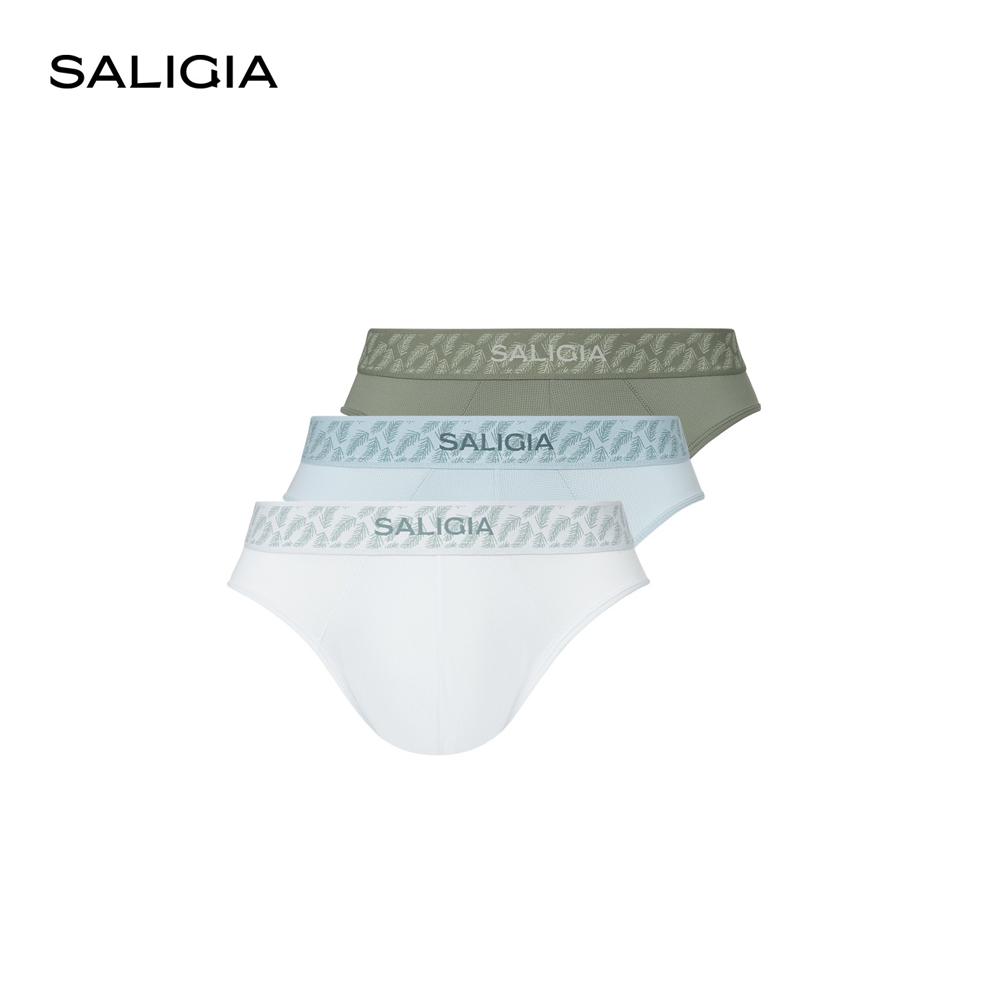 【2件装】SALIGIA凉感胶囊夏至雪岭瞬时凉感男士三角内裤