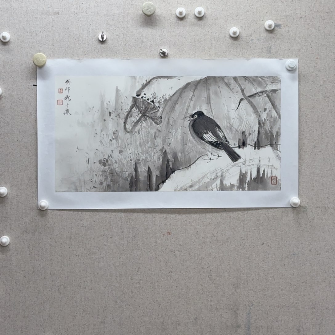 国画赵少俨 花鸟图