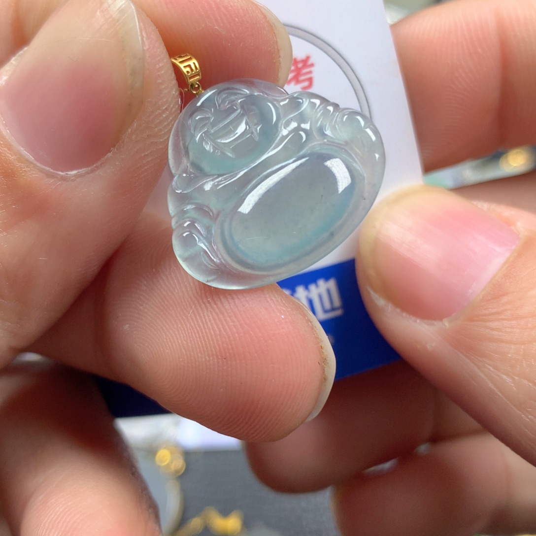 【闪购商品】翡翠颈饰18K金镶嵌翡翠