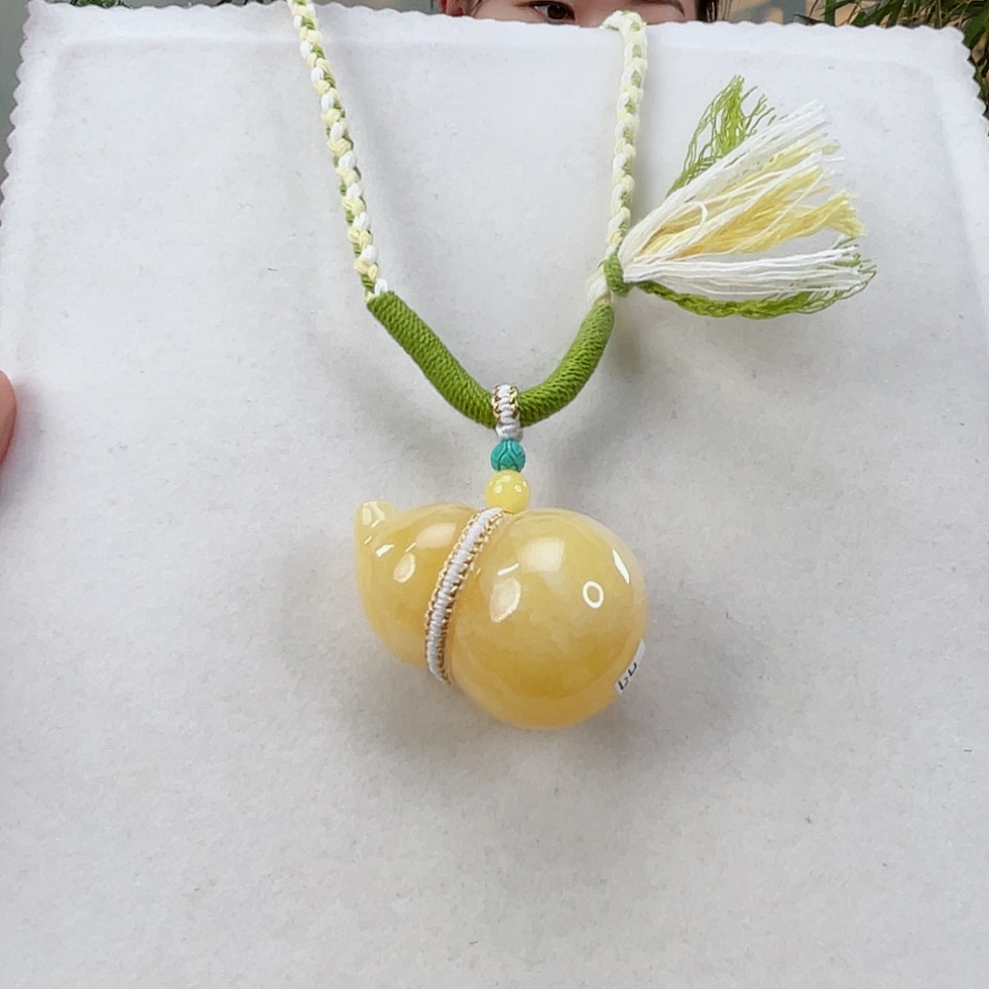 蜜蜡颈饰未镶嵌蜜蜡