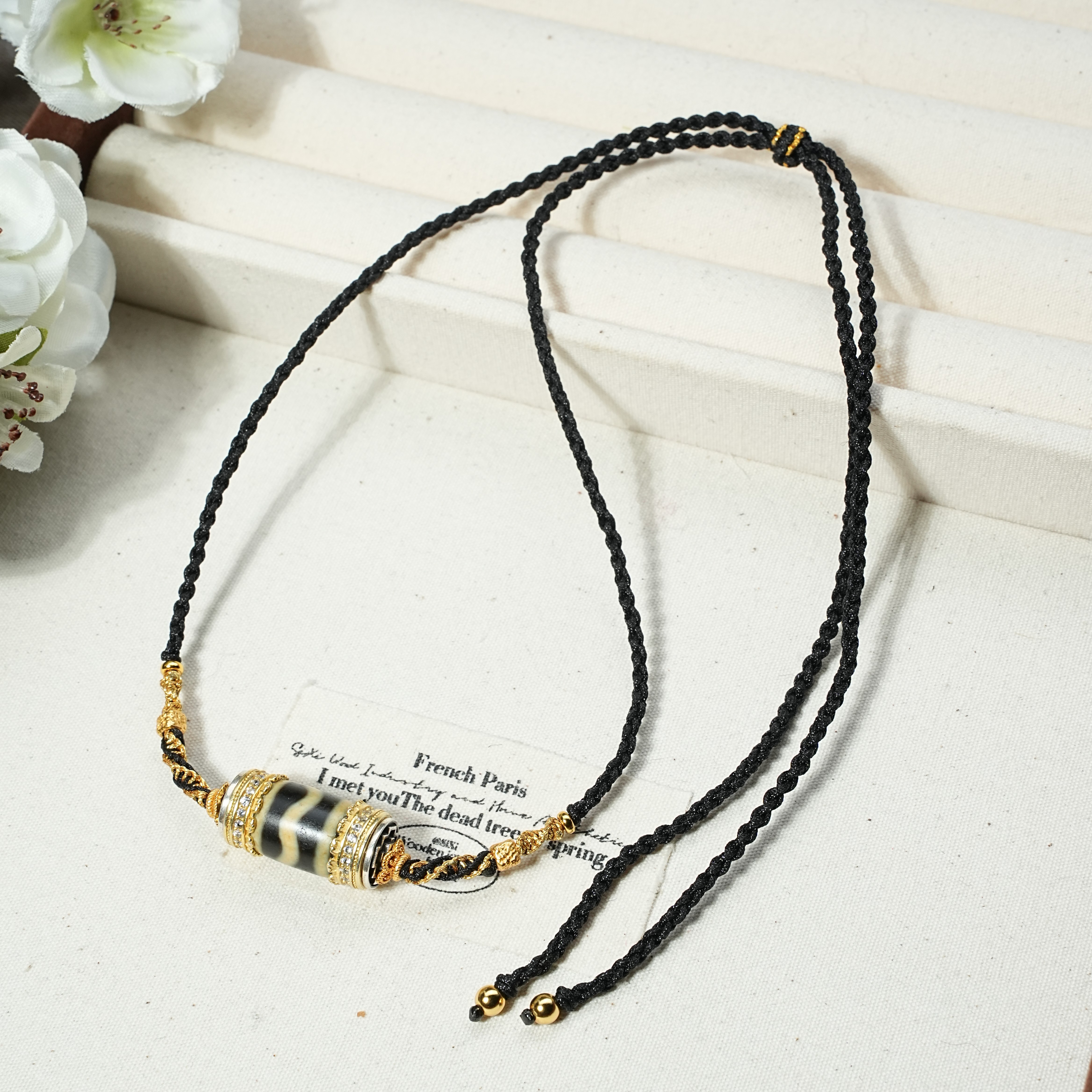 【观澜珠宝】玛瑙项链 复古民族风藏式吊坠 多样发其一 j41