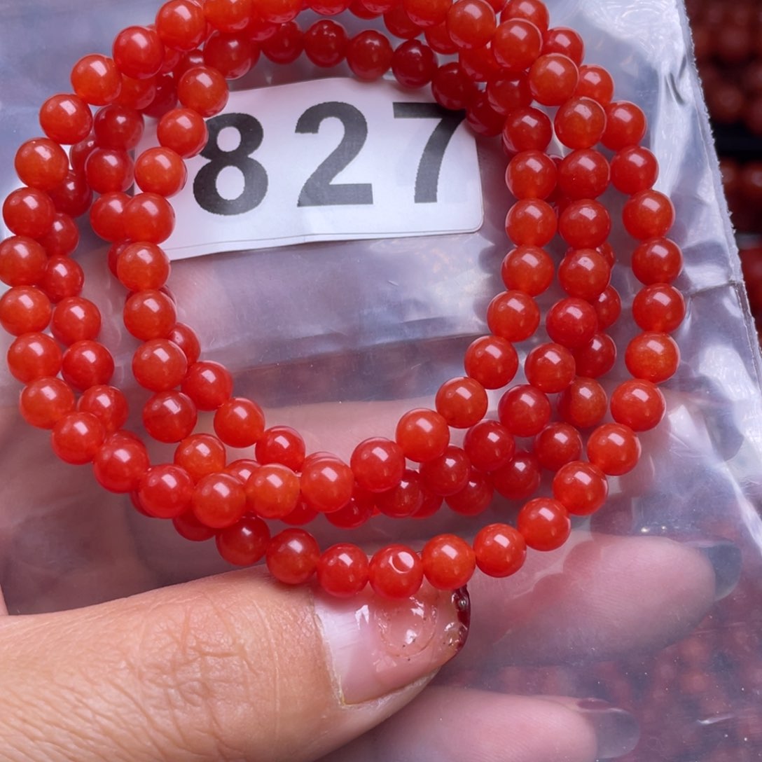 南红玛瑙手链未镶嵌²****