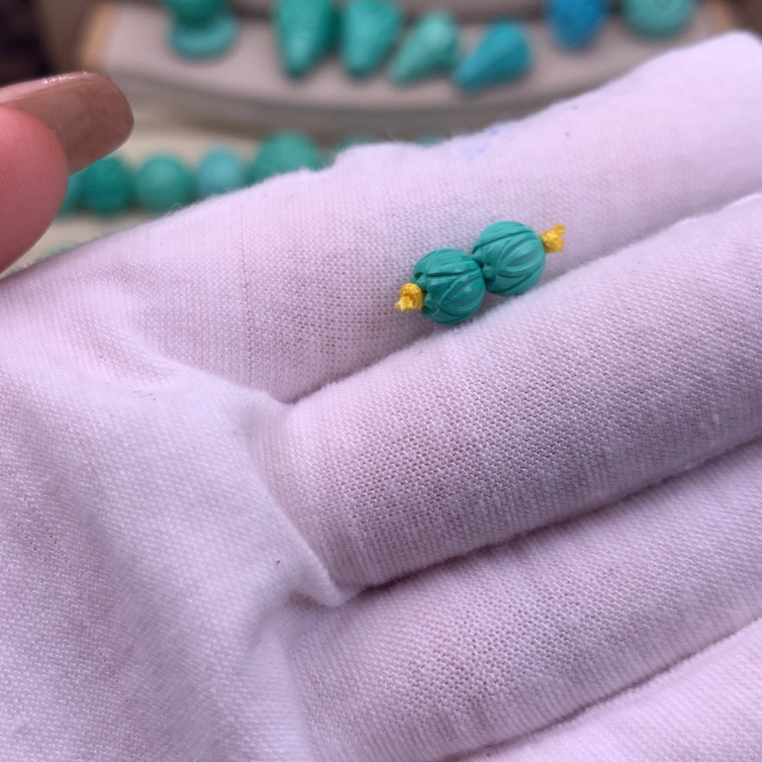 卡6精品莲花绿色一对