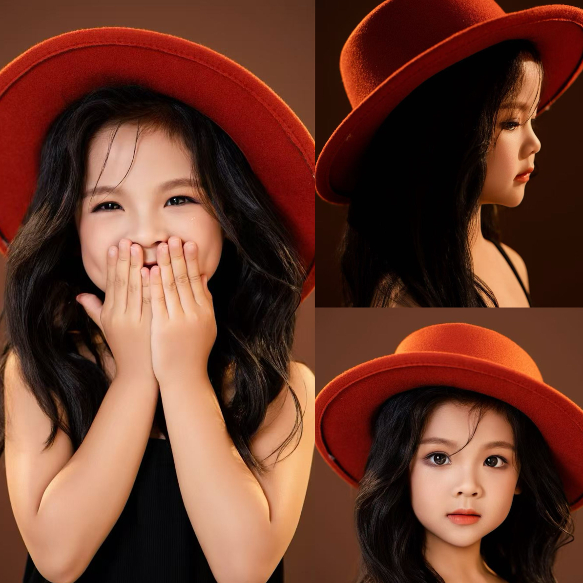 儿童配饰发饰 礼帽 复古英伦爵士帽