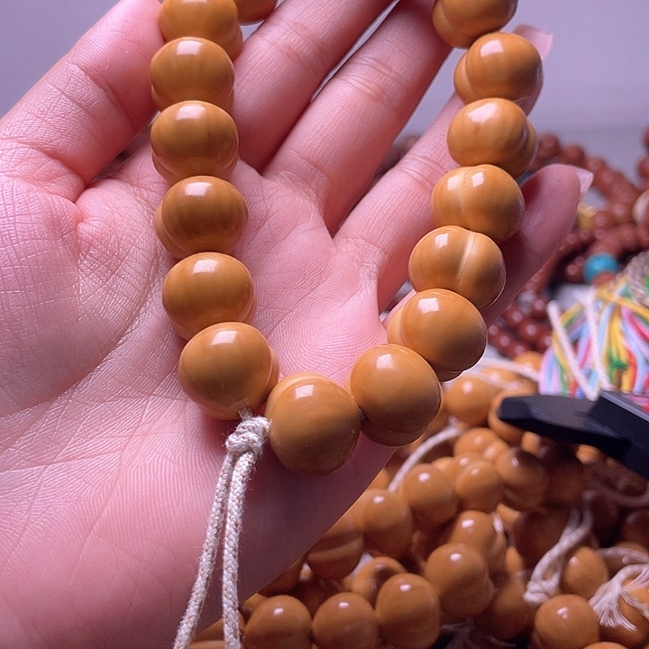 手串猴头核桃遗*16尺寸镜面柯基屁桃手持全品无暇