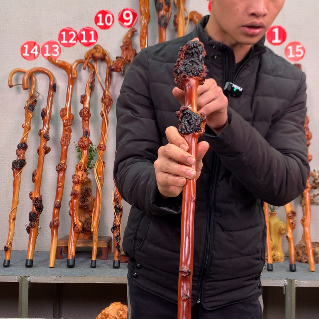 黑果木天然实木带自然纹裂介意勿拍