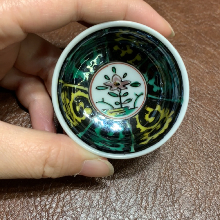 民民民素三彩杯子