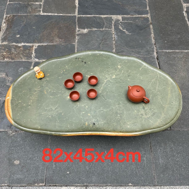 肇庆端砚茶盘天然绿端简约高档功夫茶台茶海日用家具