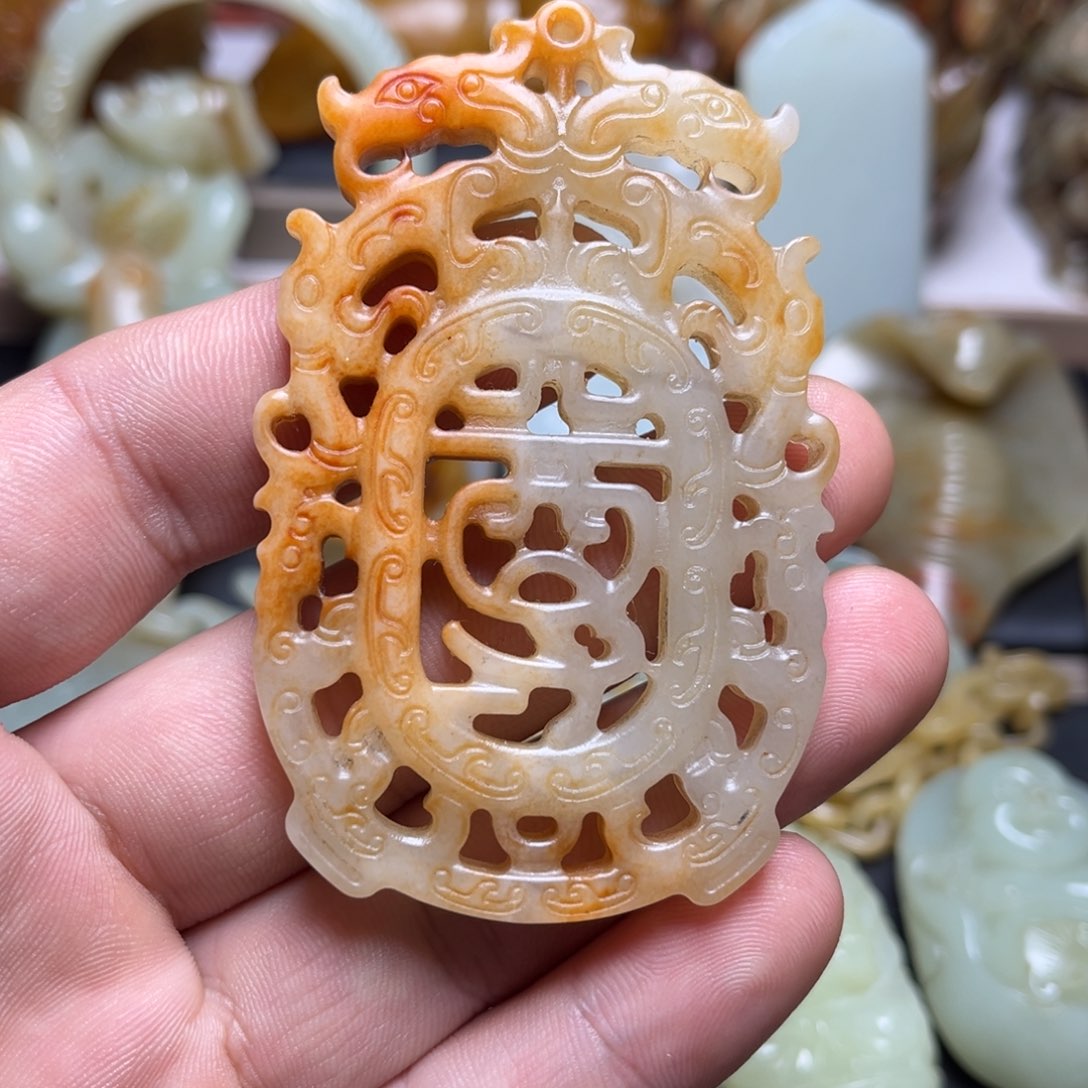 和田玉挂件未镶嵌