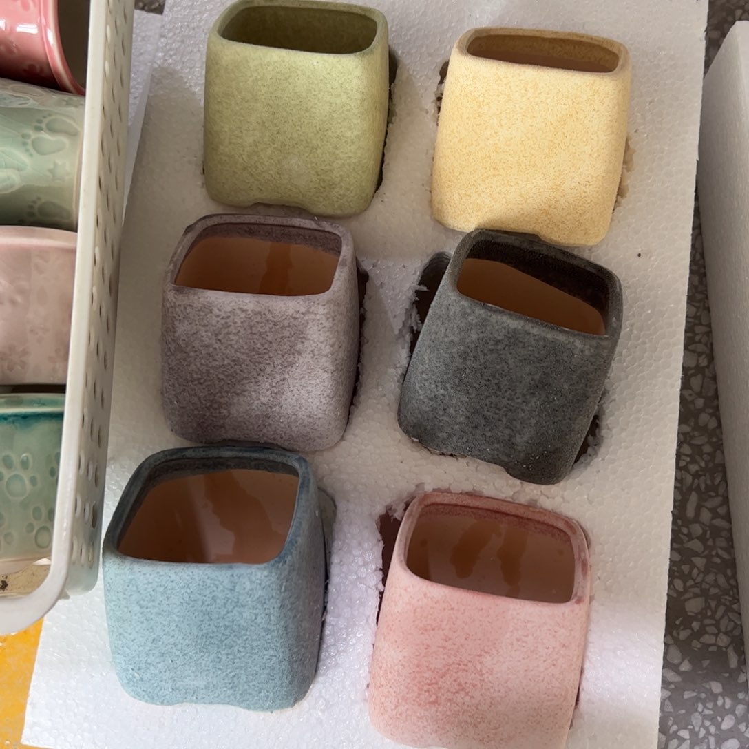 陶瓷多肉小花盆@@4