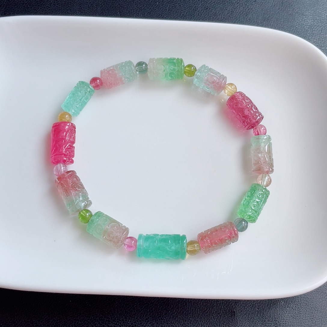 手链未镶嵌碧玺碧玺手链