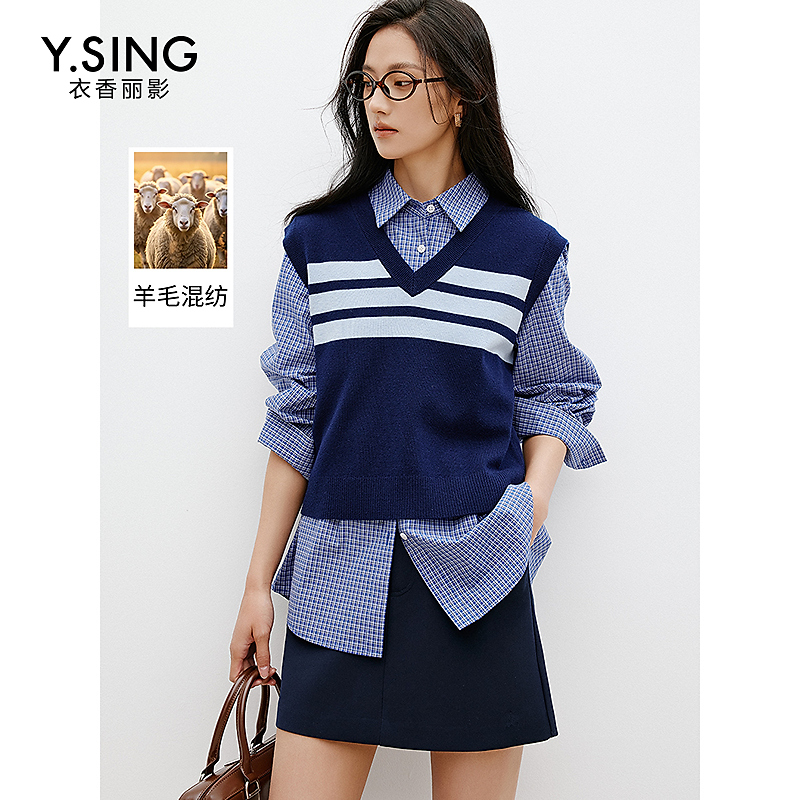 【粉丝专属】衣香丽影新款毛针织衫950239022