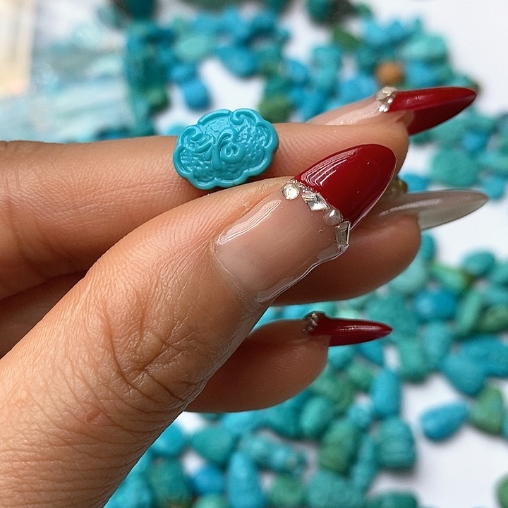 绿松石珠宝奇石未镶嵌