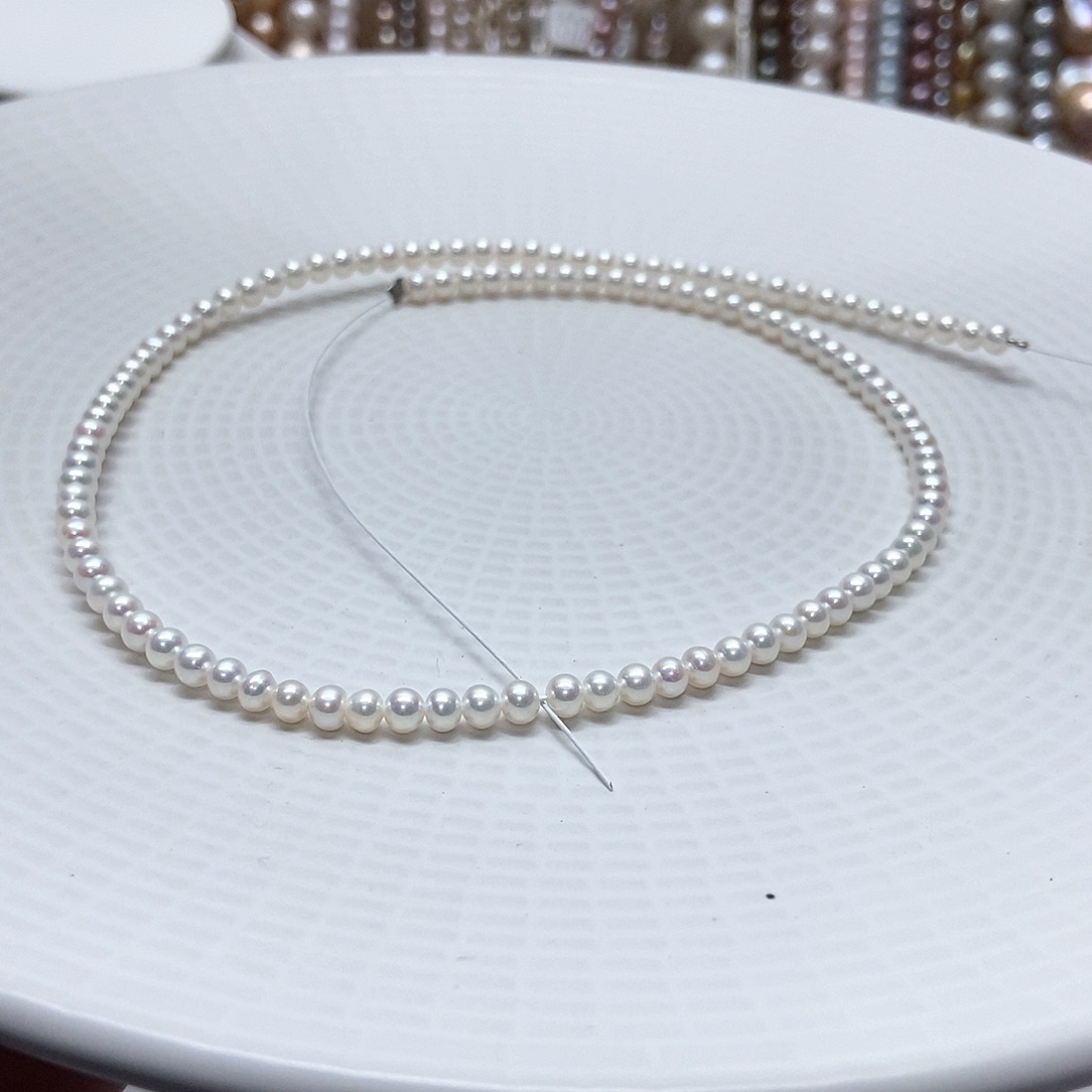 淡水珍珠颈饰合金