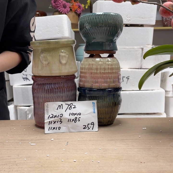 粗陶多肉花盆微瑕782