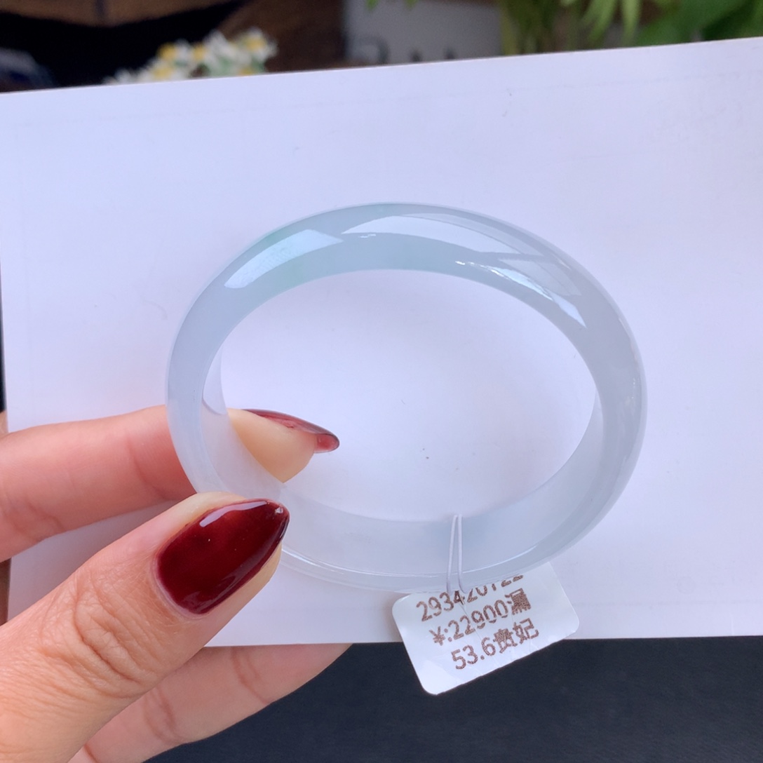 翡翠手镯未镶嵌白冰贵妃手镯