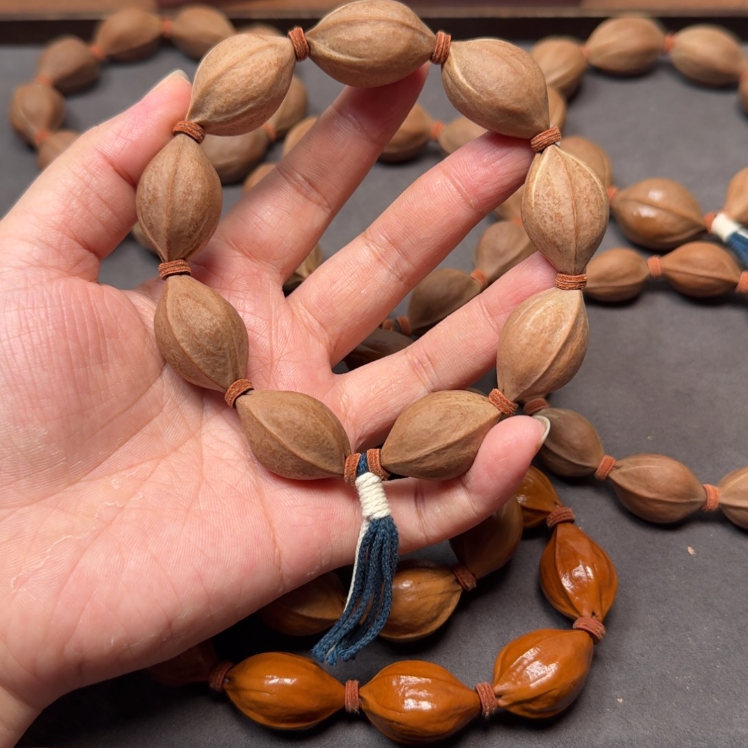 橄榄核手串17*29原生态梅林铁核