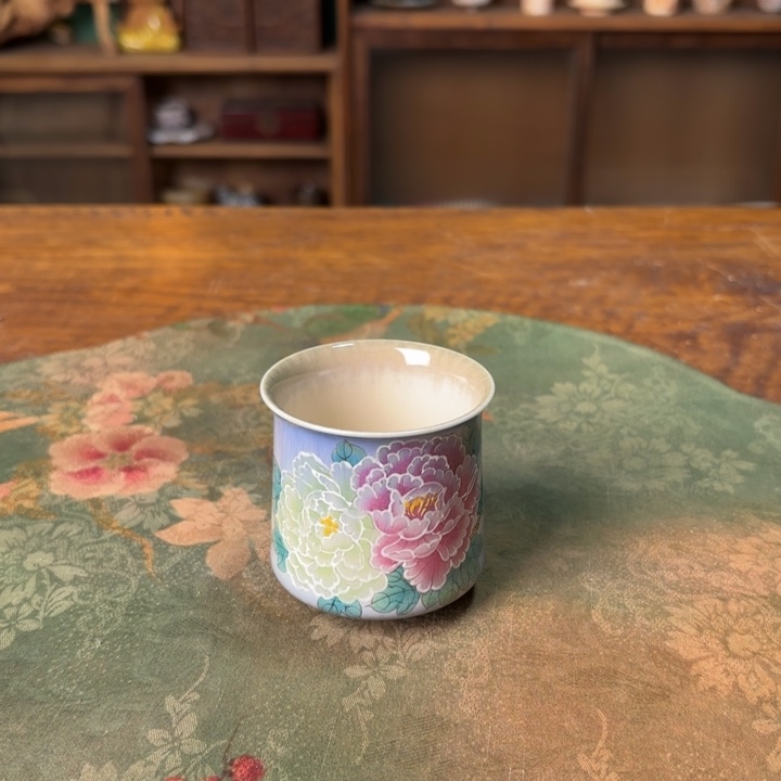 柴烧纯手工手绘陶瓷