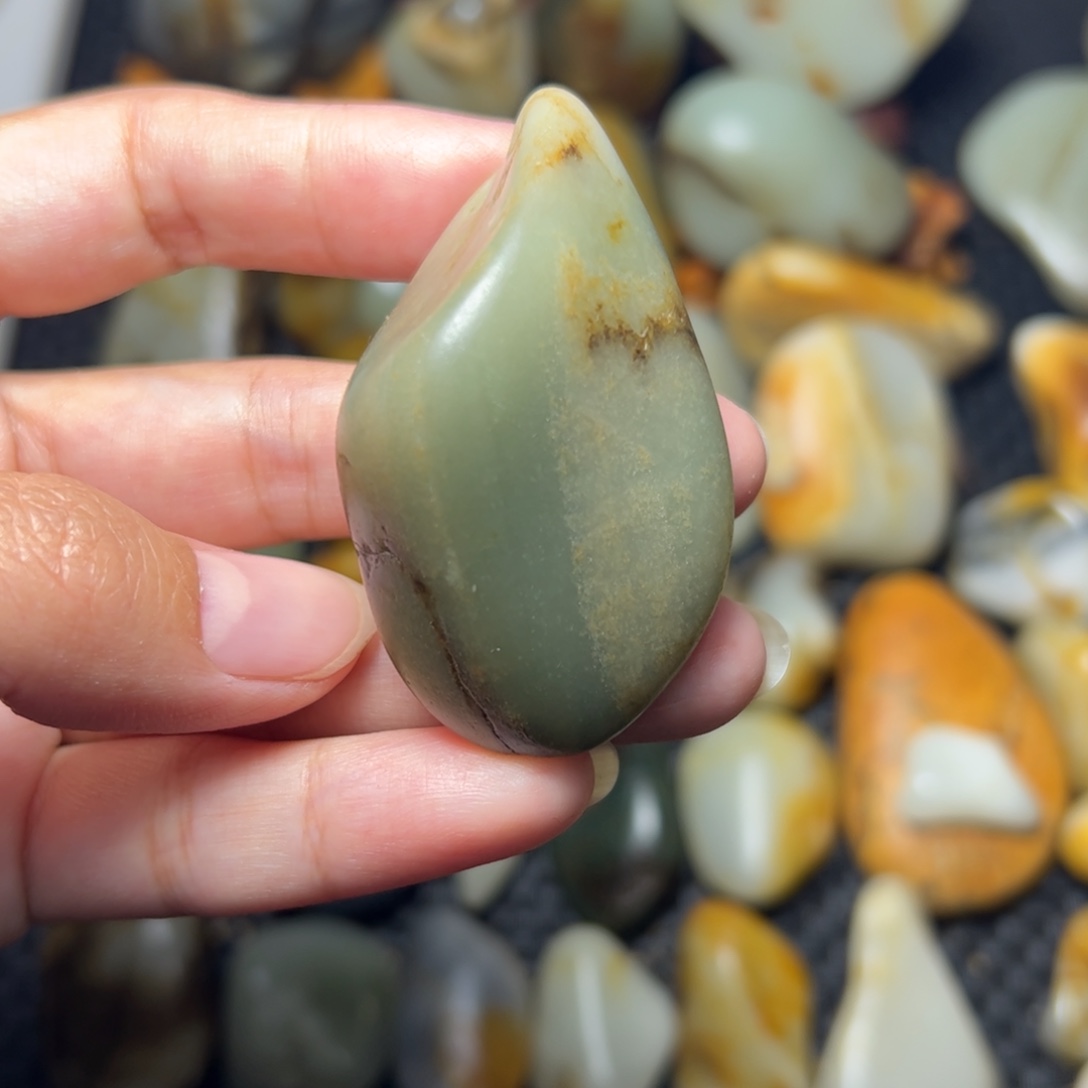 和田玉未镶嵌挂件13