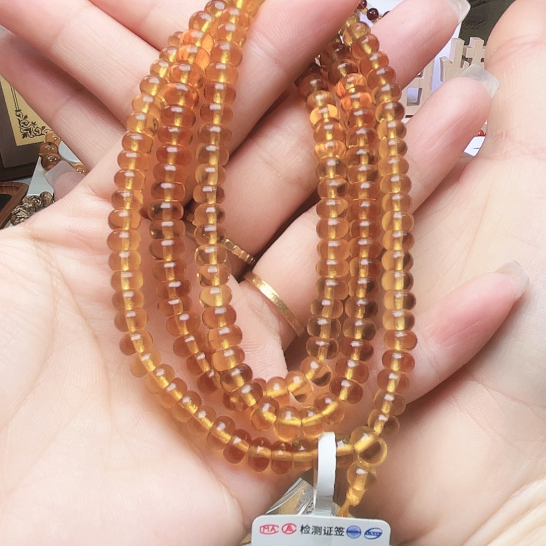 琥珀未镶嵌裸石6+