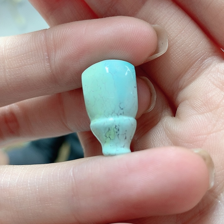 绿松石珠宝奇石未镶嵌鹤*红