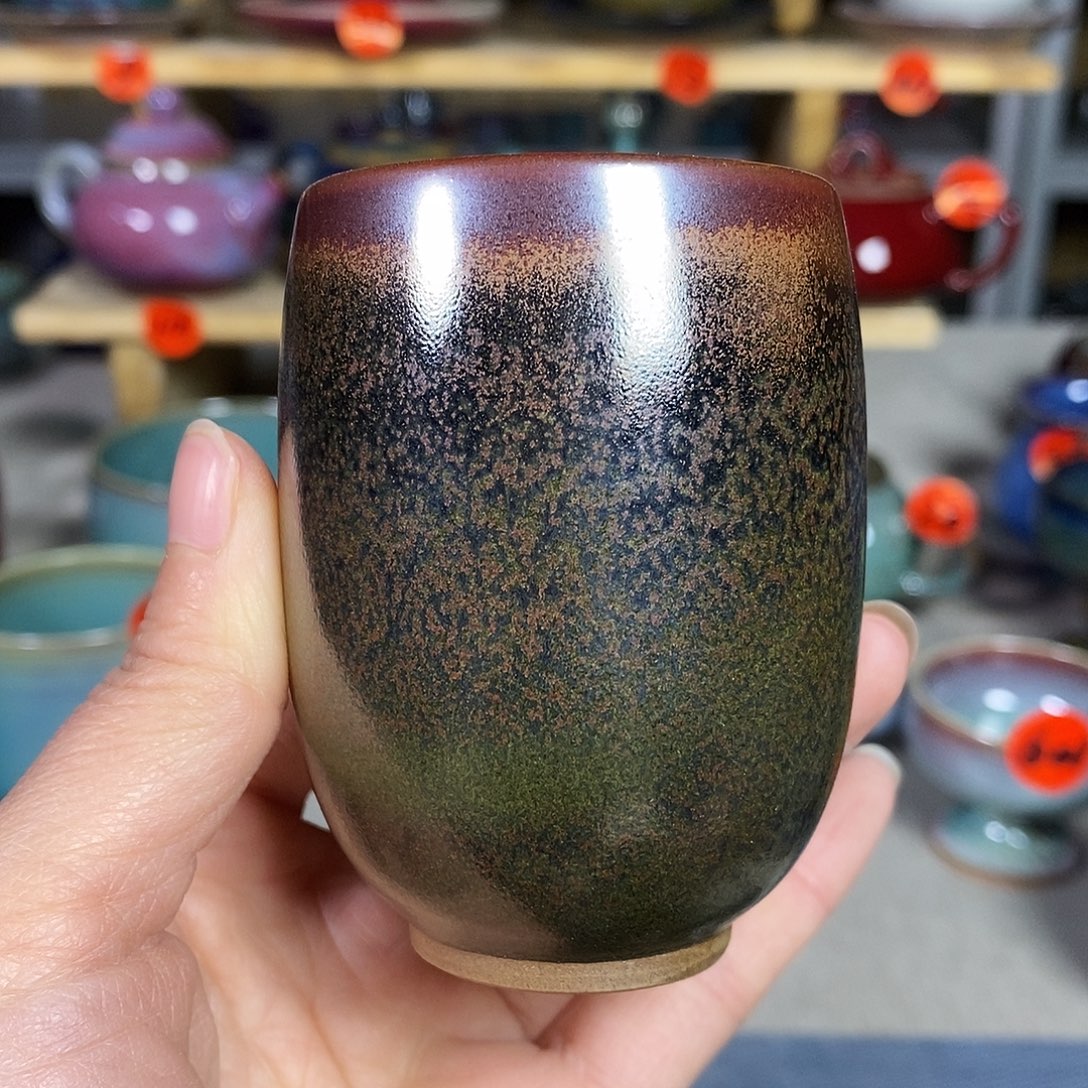 神后钧瓷手工。茶器