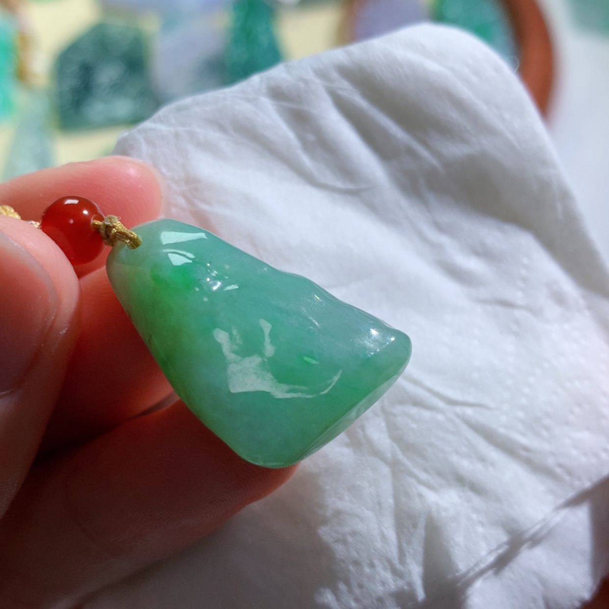 【闪购商品】翡翠吊坠(不含链)未镶嵌 3452