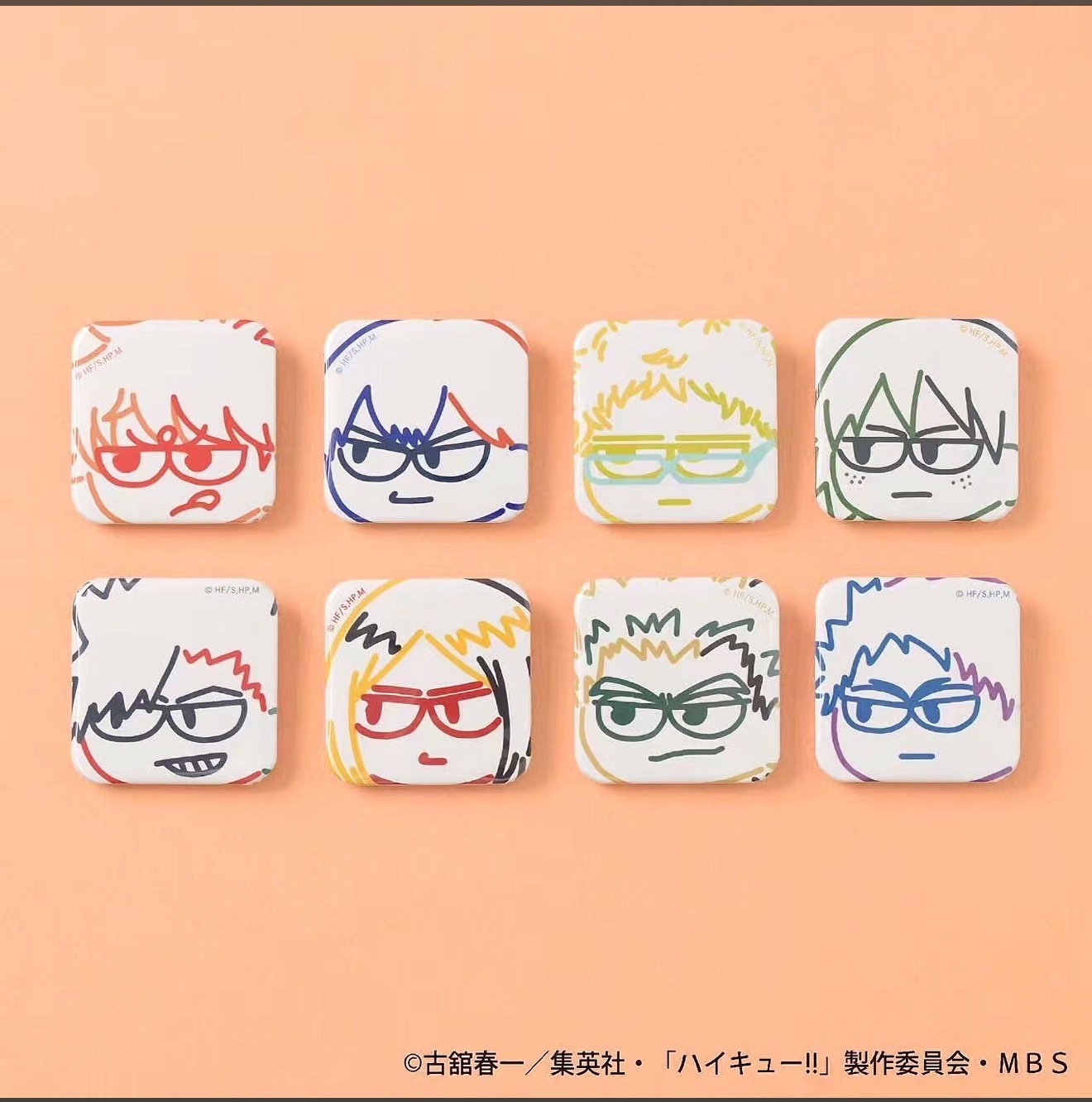 【KK】排球少年傻傻方吧唧盲盒（默认代拆）