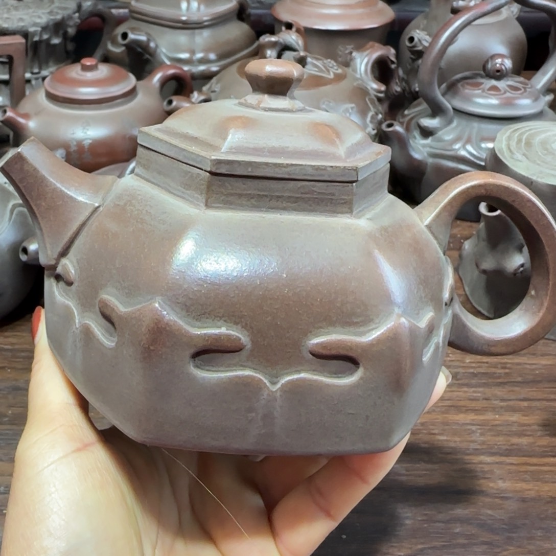 紫砂茶壶蹲*紫砂茶具