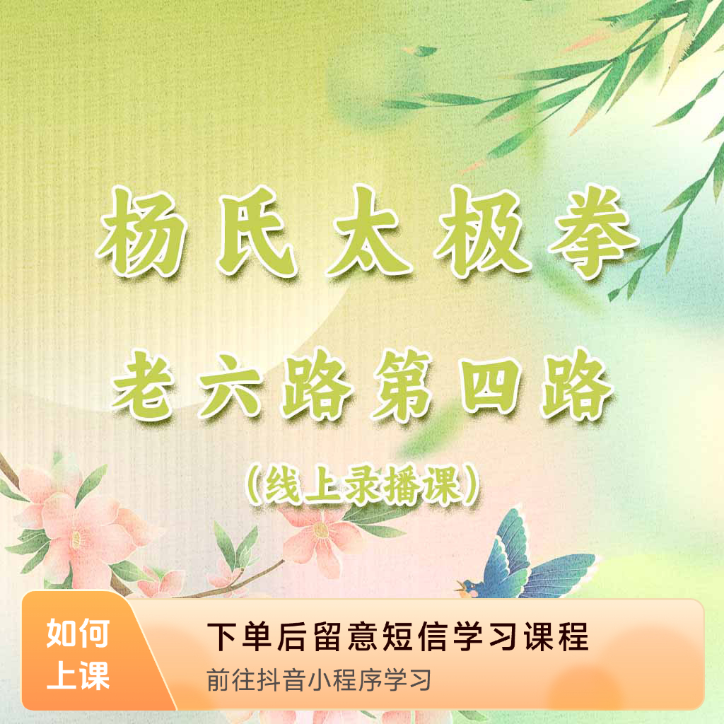 杨氏太极拳老六路第四五六路