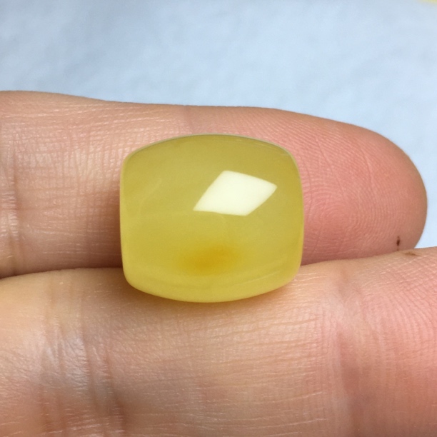 蜜蜡桶珠墩子 约14.2×14.8mm原石手作天然原矿保真无烤色无优化