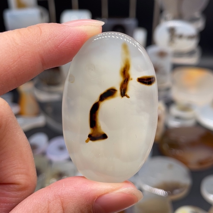 玛瑙/玉髓合金颈饰