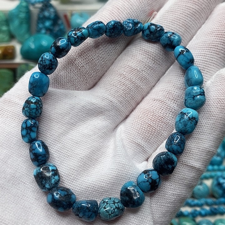 绿松石未镶嵌天然原矿 地大质检