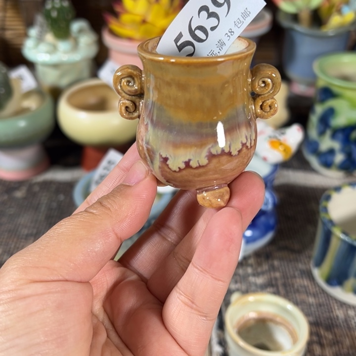 口3 手工花盆满30包邮