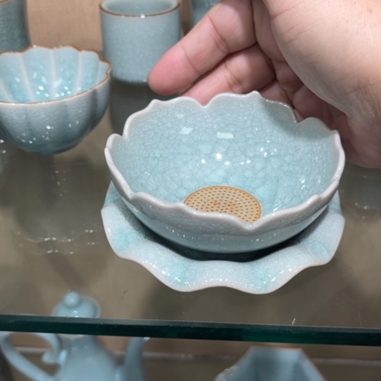 瓷片陶瓷茶具汝瓷茶具