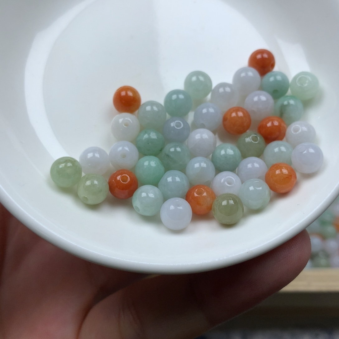 翡翠散珠卡6➕。35颗➕5。单圈量