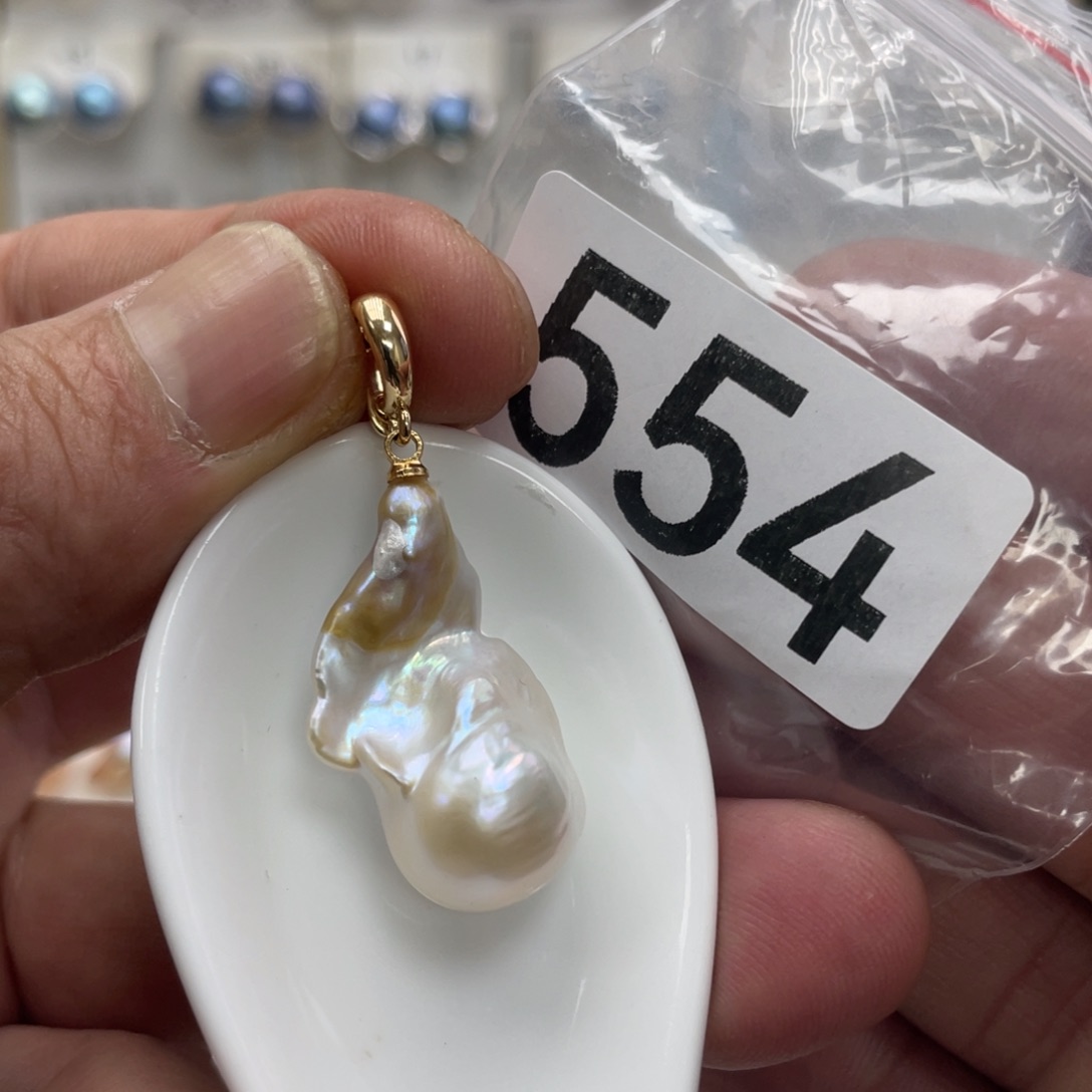 淡水珍珠颈饰银S925镶嵌