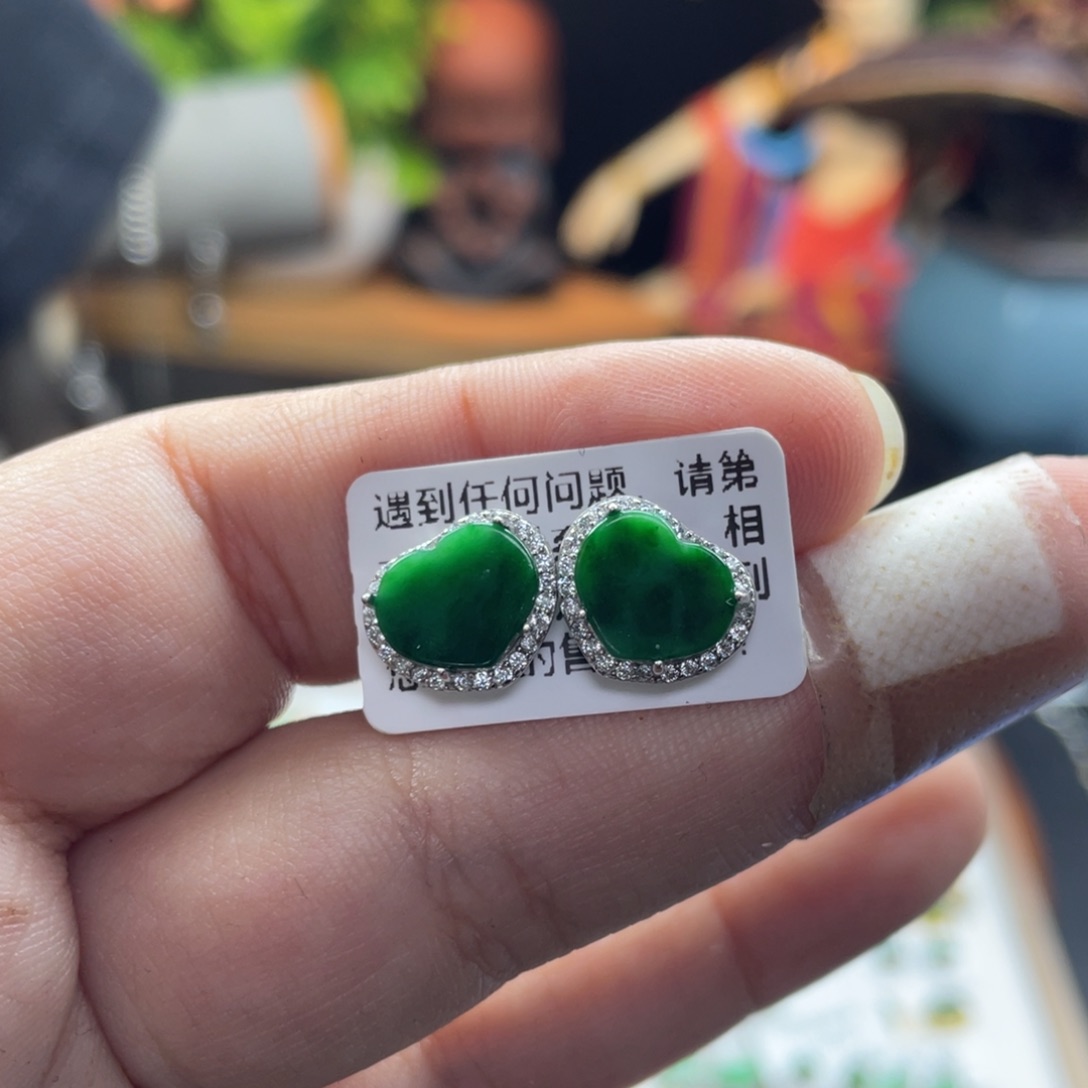 翡翠银S925镶嵌颈饰