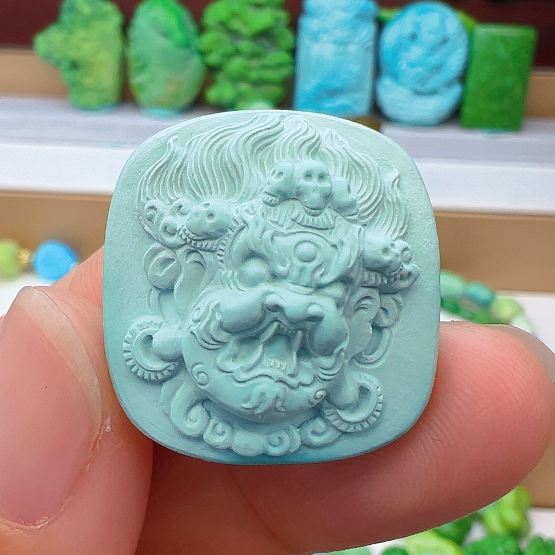 未镶嵌绿松石项链