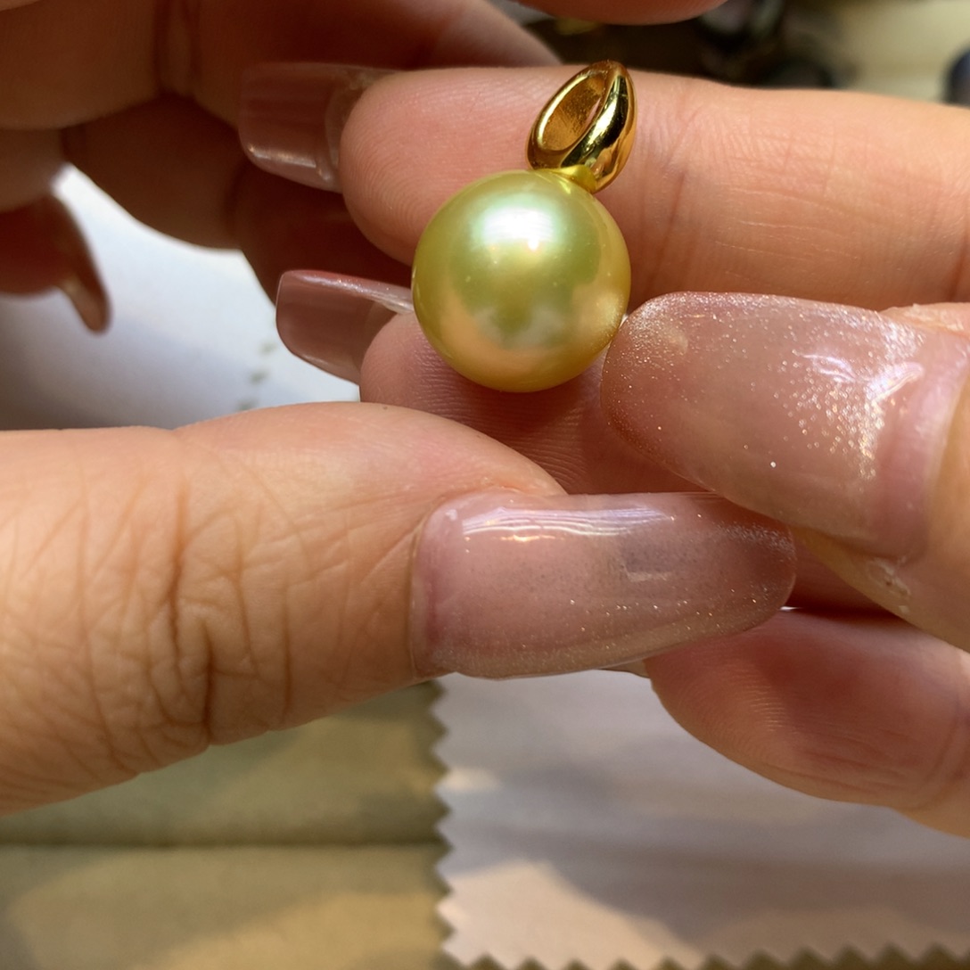 颈饰银S925镶嵌海水珍珠