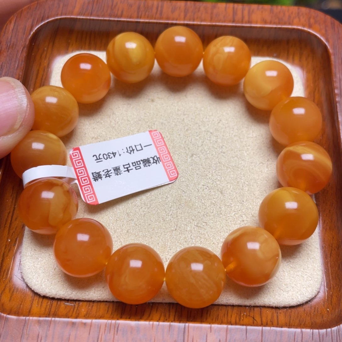 蜜蜡手链未镶嵌手串