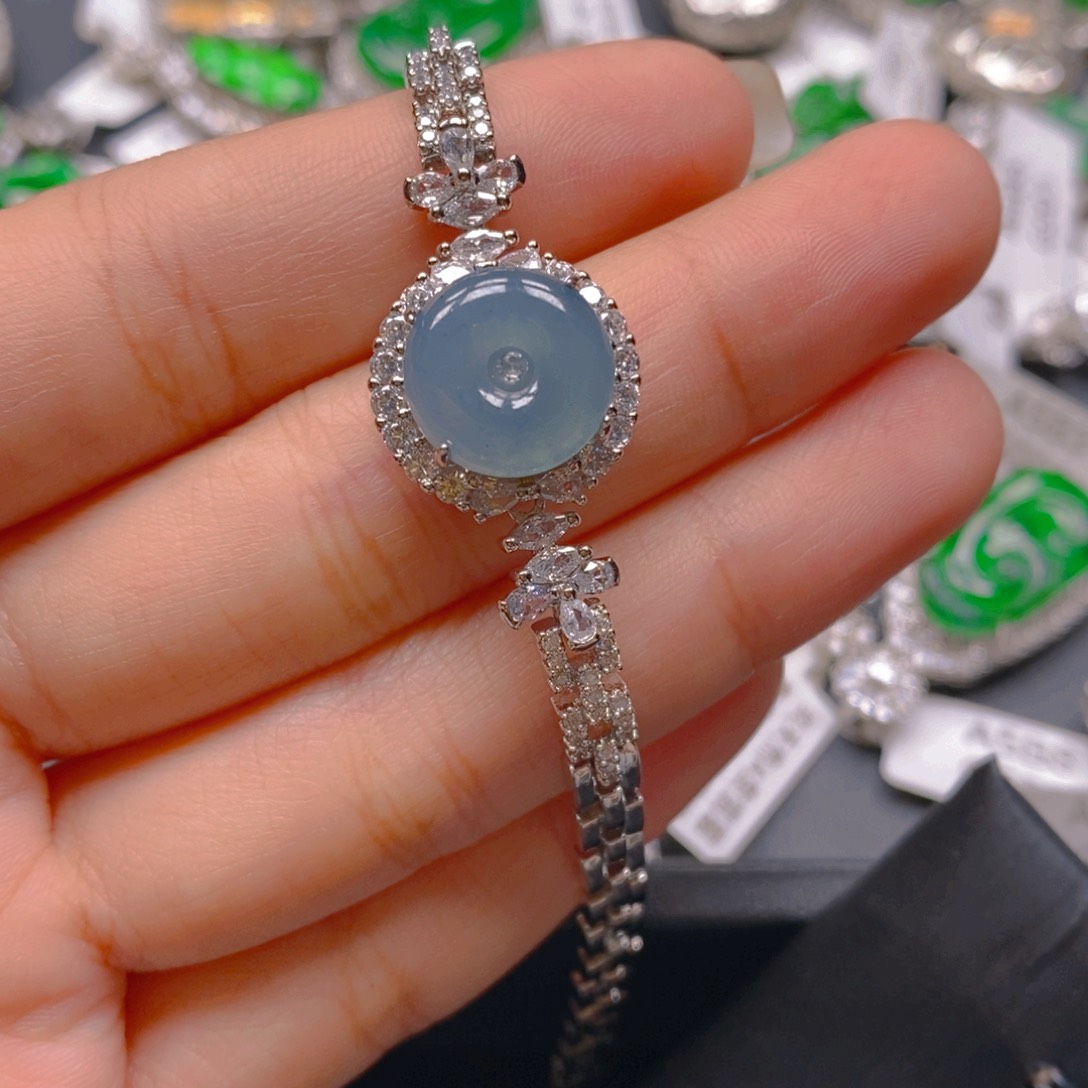 翡翠手链未镶嵌888888888888