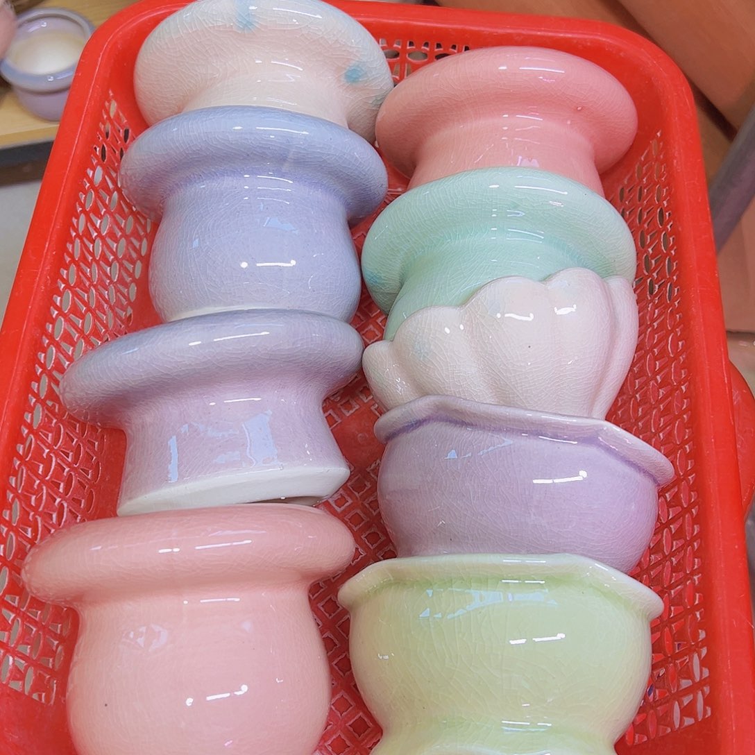 陶瓷花盆当场凑满12包邮瑕疵随机2个