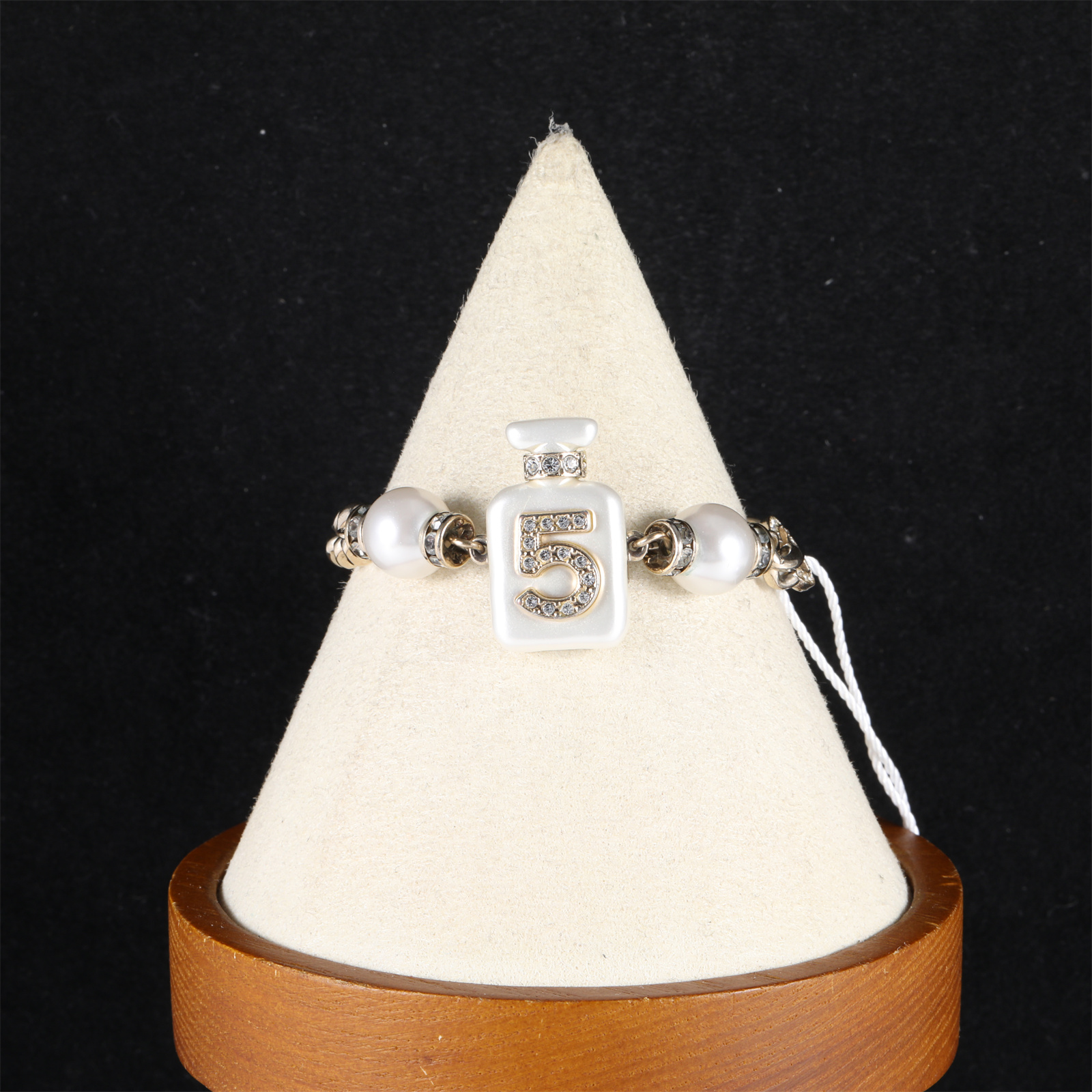 95新 Chanel/香奈儿 小花姑姑P2057425365号 香水瓶 水钻 手链