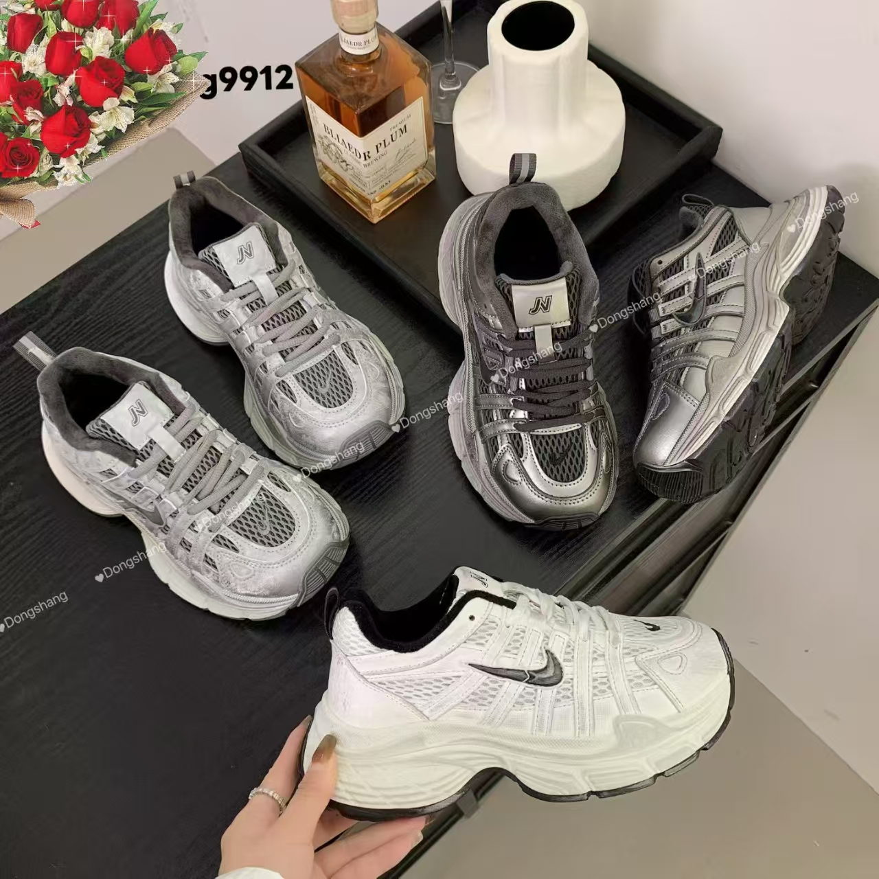 9912款加绒加厚百搭八爪编织老爹鞋zz